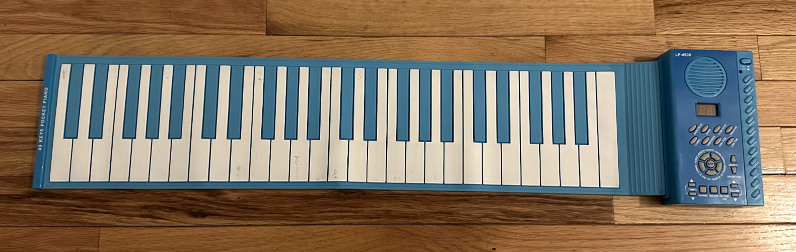 Electronic Roll Up Piano 49 Keys Portable Silicone Pocket Piano Soft Keyboard
