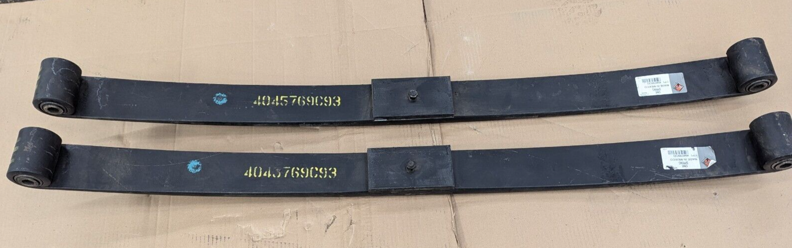 Pair of 4045769C93 INTERNATIONAL New Spring Chassis Front Monoleaf With Bushings Pair of 4045769C93 INTERNATIONAL New Spring Chassis Front Monoleaf With Bushings