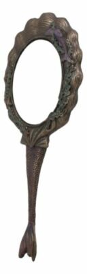 Celestia Mermaid Art Nouveau Hand Mirror Vanity Accessory Fantasy Collectible
