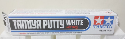 Tamiya Paints Part # 865-87095 Basic Type Putty -- 1.13oz 32g Tube (White)