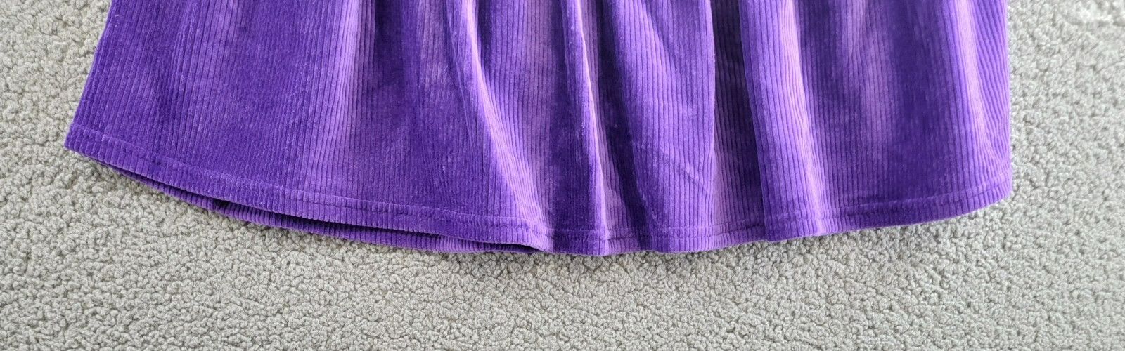 Polo Ralph Lauren Tiered Corduroy Skirt Big Girls L 12-14 Opulent Purple Pull On - Picture 11 of 15
