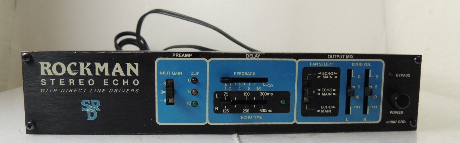 Vintage Rockman Stereo Echo Effects Processor Delay Tom Vintage Rockman Stereo Echo Effects Processor Delay Tom