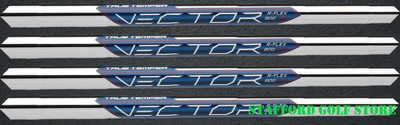 TRUE TEMPER Vector .370 Parallel Tip Steel Iron Shafts Regular Flex 85g Set of 4