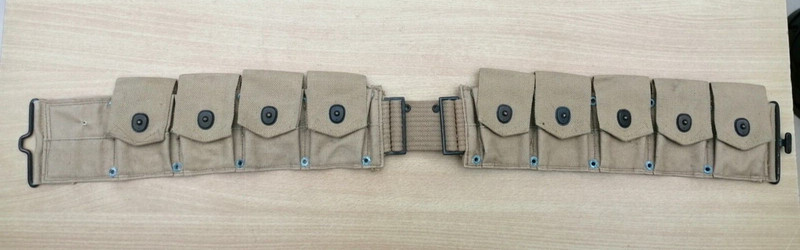 Wwi - M1917 Mounted Cartridge Belt - Plant Brothers & Co - Rare