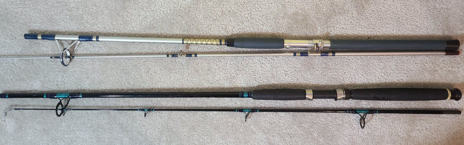 SILVER  high carbon rod 美品 釣竿 SILVER RIVER high carbon rod 美品 釣竿 SILVER RIVER high