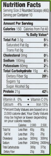 Protein Powder Organic Plant Based Vegan Gluten Free Healthy Nourishment 1.02 LB