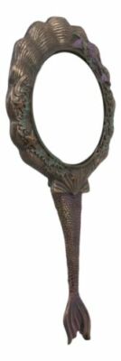 Celestia Mermaid Art Nouveau Hand Mirror Vanity Accessory Fantasy Collectible