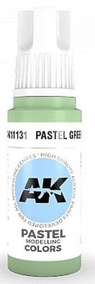 AK Pastel Green Acrylic Paint 17ml Bottle - Hobby and Model Acrylic Paint