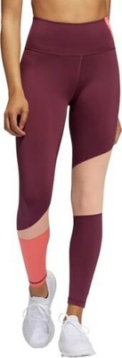 

Женские колготки Adidas для активного отдыха с цветными блоками, Victory Crimson/ Semi, H64932