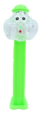 Pez Dispenser~~Crystal  Bubbleman~~Set of 5~Loose~Near Mint to Mint