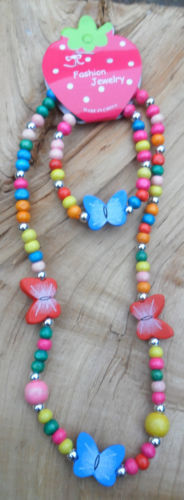 Wooden Pink Costume Jewellery Sets