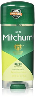 6 Pack Mitchum Gel Advanced Anti-Perspirant - Deodorant Mountain Air 3.4 Oz Each