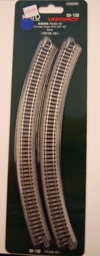 Kato 20-181 414/381mm 45º Curve Track WR414/381-45PC N scale New