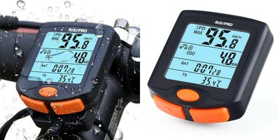 RISEPRO Bike Computer, Wireless Bicycle Speedometer Odometer Cycling... 