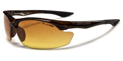 Xloop Hd Vision High Definition Anti Glare Driving Lens Sunglasses Wrap Semi Rim