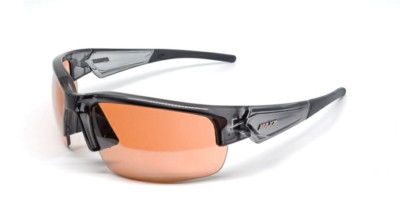 Maxx HD Sunglasses Dynasty 2.0 gray crystal golf driving lens brown LT E5