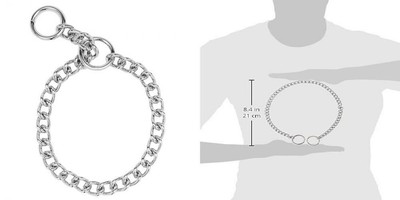 Herm Sprenger Chrome-Plated Chain Choke Training Dog Collar | 22-Inches by... 