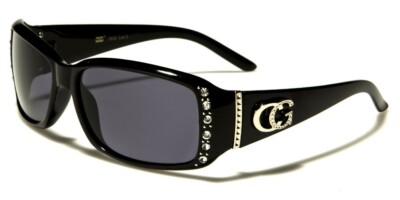 CG Eyewear Sunglasses Designer Fashion With Rhinestones Plastic Frames For Women