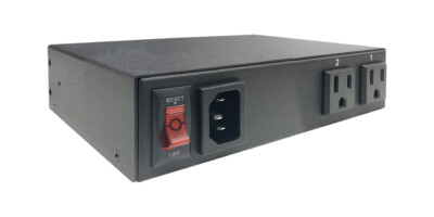 Professional 2-Port PDU Remote Power Reboot Switch Web GUI 