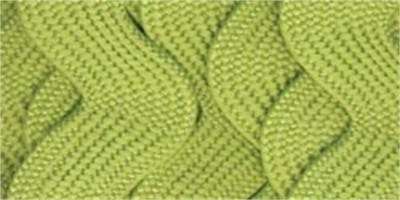 Wrights 117-402-922 Jumbo Rickrack 5/8''X2-1/2yd-Leaf Green