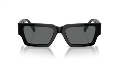 Pre-owned Versace Ve 4459 Black/ Grey 54/18/140 Unisex Sunglasses In Gray