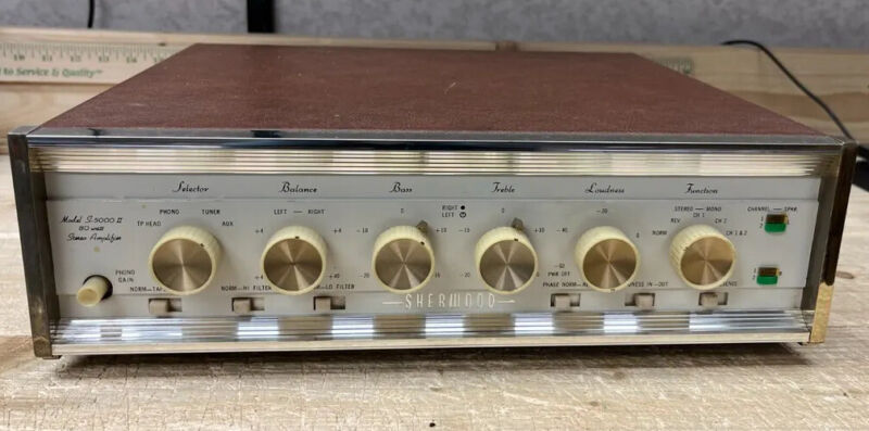 Sherwood Model S-5000 II Tube Stereo Amplifier 1962