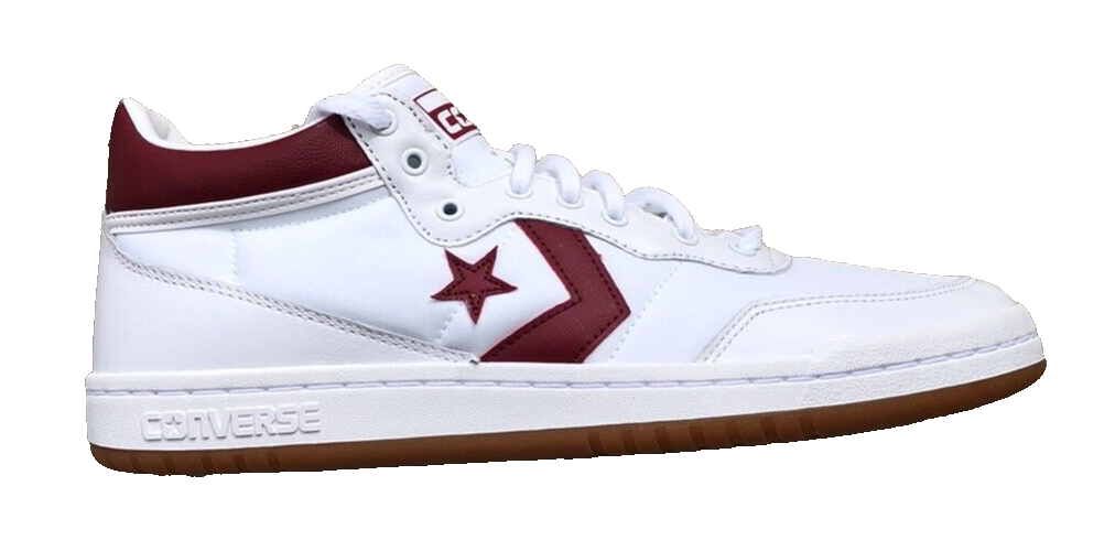 Converse CONS Fastbreak Pro Mid White Team Red Skate Shoes