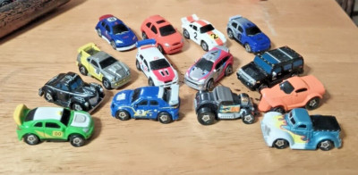 14 Vtg Playmates Speedeez Roller Ball Micro Mini Toy Cars/Trucks  2002 & 2003