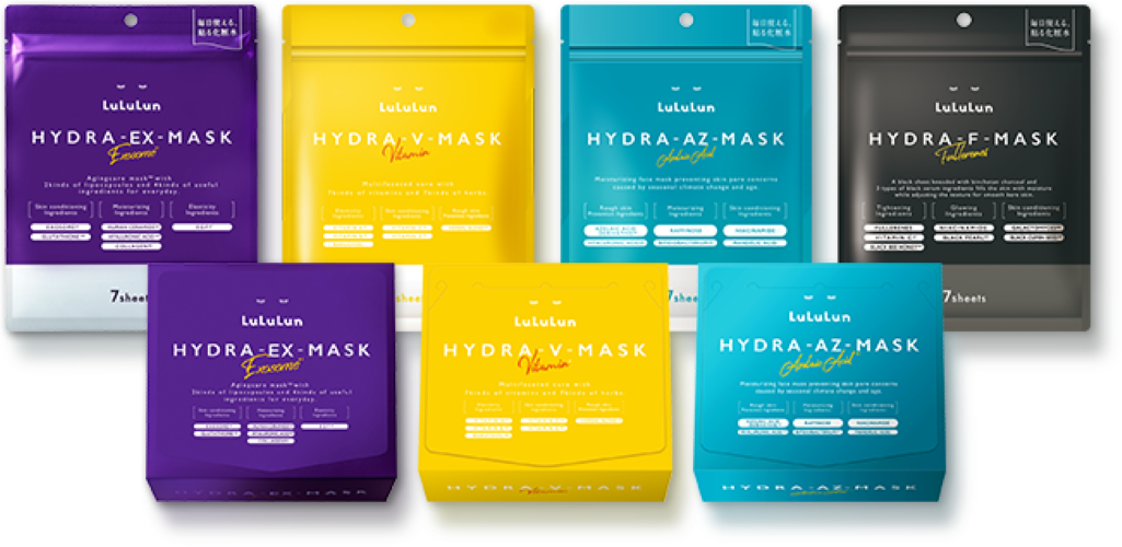 ３個セット Lululun HYDRA-EX-MASK LULULUN Face Mask Hydra EX Mask Exosome Ageing Skin 7 Sheets