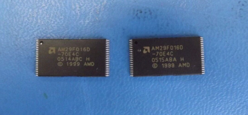 (3PCS) AM29F016D-70E4C AMD Flash, 2MX8, 70ns, TSOP40