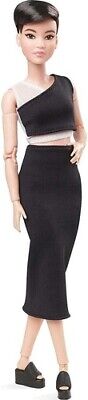 Mattel - Barbie Made To Move Basics Doll, Petite with Short Black Hair [New Toy]