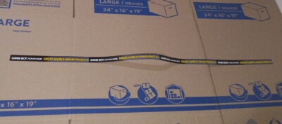 Nintendo Game Boy Advance Store Display Sign Shelf Strip 48'' Plastic