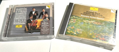 Emerson String Quartet -BARTOK: 6 String Quartets (2-CD, 2007) NEW gift q. &  CD