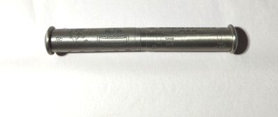 BABYS FIRST GIFTS PEWTER CHRISTENING DAY CERTIFICATE HOLDER TUBE