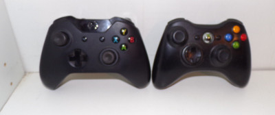 Microsoft Xbox One Wireless Controller - Black Model 1537 & 1403. Lot Of 2