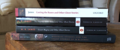 Lot of 4 by M.R. James Halloween Ghost Stories, like new