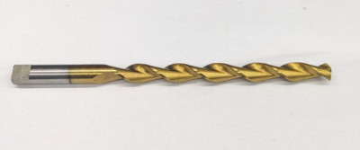 Viking 15/32'' Parabolic Flute Taper Length Drill TiN Titanium 135 S/Pt NEW USA