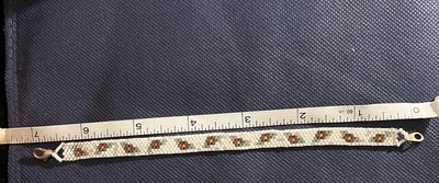 Roses Peyote Stitch Bracelet Approx 12 Hrs To Make & A Lifetime To Enjoy 7  Long