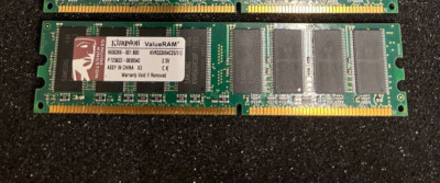 Kingston 512MB DIMM 333 MHz PC-2700 DDR Memory (KVR333X64C25/512)