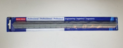 Staedtler metal professional engineering triangular scale 12'' 987M1834BK