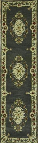 Floral European 100% Wool Runner Rugs