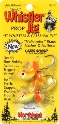 NORTHLAND TACKLE FIRE-Ball Jig - 1/8 Oz 5-Pack With #1/0 Hooks - Walleye, Perch & Panfish Vertical Jigging