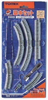 TOMIX N Gauge Mini Rail Set Basic Set MA Pattern 91081 Model Train Track Set