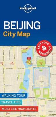  Lonely Planet Beijing City Map by Lonely Planet  NEW Sheet map folded