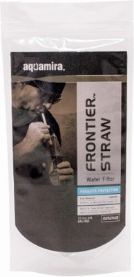 NIB Aquamira BLU Frontier Straw Filter Knife 67109 Tactical. BLU Line