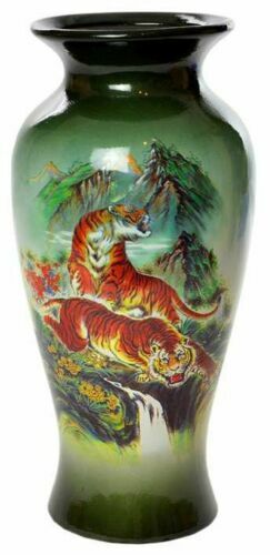 Green Home Décor Vases