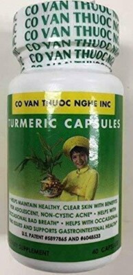 CO VAN THUOC NGHE TURMERIC 40 CAPSULES