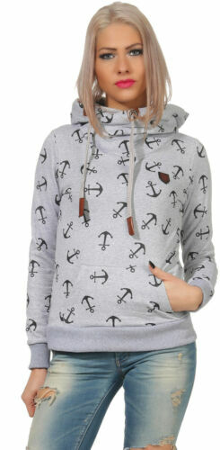 Sweat à Capuche BERSHKA Gris Imprimé Squelette - Taille XS - Neuf Sans étiquettes
