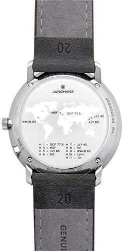 Pre-owned Junghans Max Bill Mega Solar Men's 059/2023.02 Quartz Gray Men's Watch