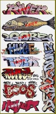 Blair-Line Graffiti Decals Mega Set - #7 (9) - HO Scale Model Railroad Decal